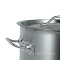 Indução Três camadas Stockpot de cozinha em aço inoxidável